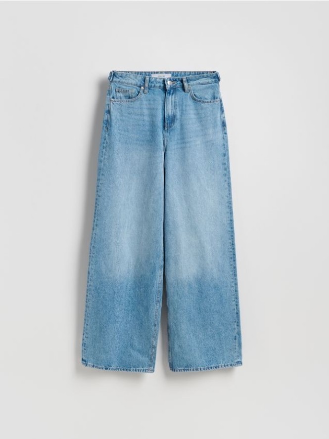 Jeansy baggy fit - niebieski