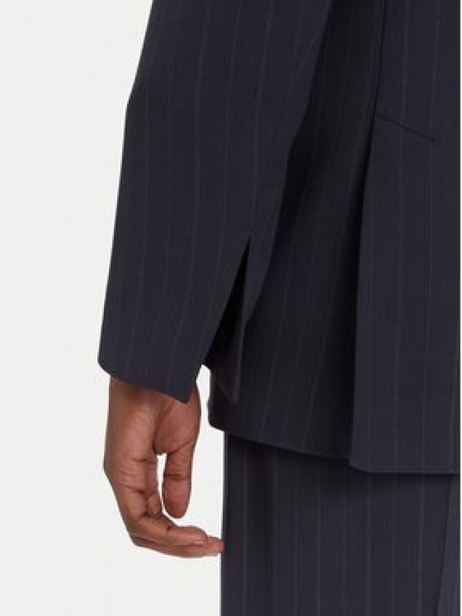 BOSS Marynarka Janka-DB2 50548492 Granatowy Relaxed Fit