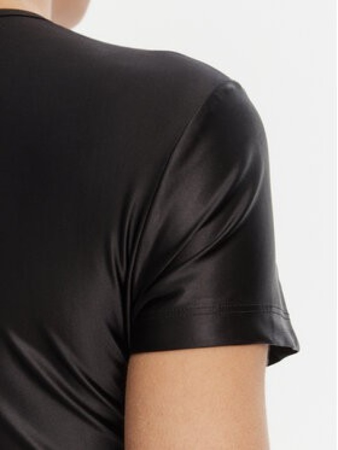 Versace Jeans Couture T-Shirt 78HAH6A2 Czarny Slim Fit