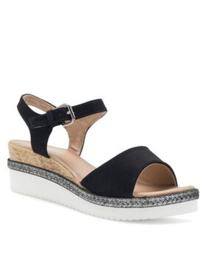 Clara Barson Espadryle WS2189-15 Czarny