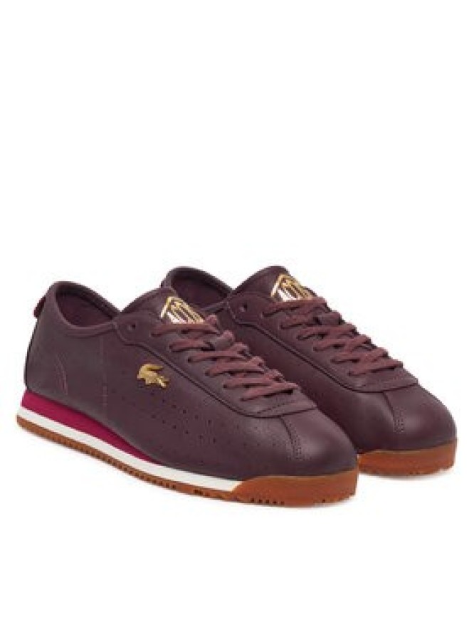 Lacoste Sneakersy Club Low 52SFA0103 Bordowy