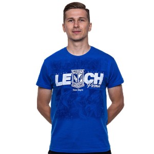 Koszulka Lech Poznań niebieska "Niech zwycięża"