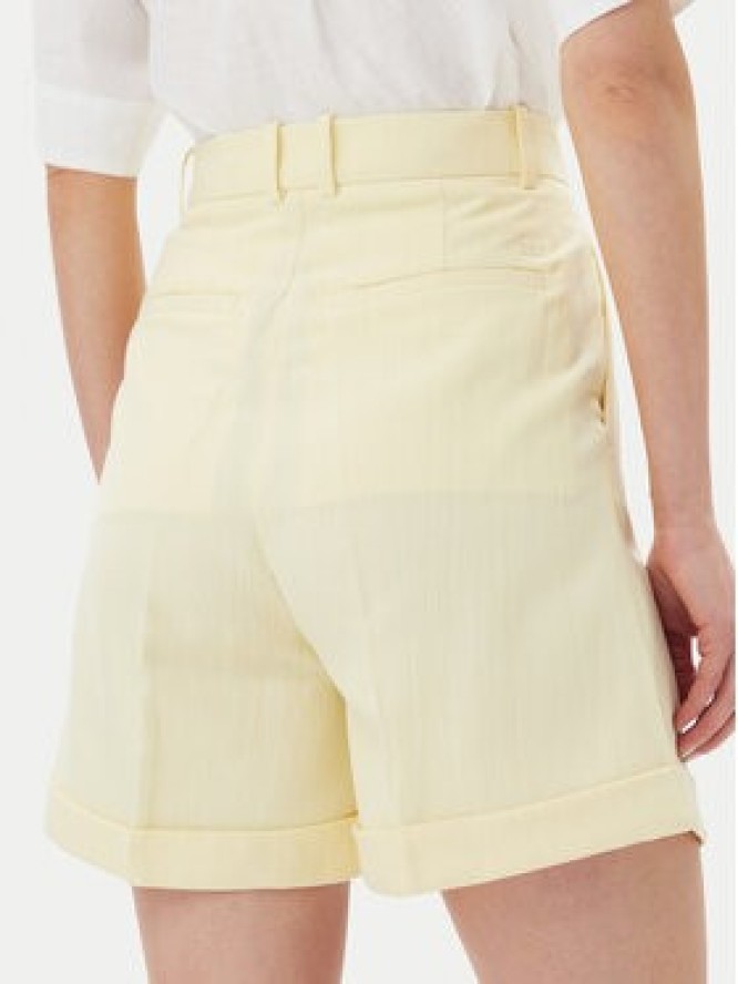 Tommy Hilfiger Szorty materiałowe WW0WW44767 Żółty Regular Fit