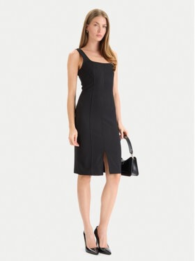 Rinascimento Sukienka koktajlowa CFC0125541003 Czarny Slim Fit