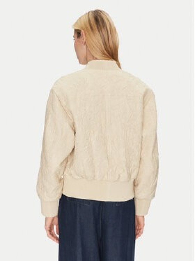 Munthe Kurtka skórzana Ferril 251151525105 Beżowy Relaxed Fit