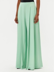 BOSS Spodnie palazzo Tetosa 50540618 Zielony Relaxed Fit