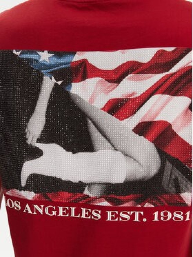 Guess T-Shirt W5RI04 I3Z14 Czerwony Regular Fit