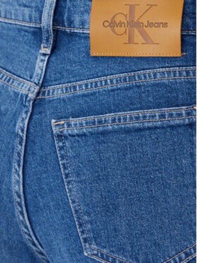 Calvin Klein Jeans Jeansy J20J225505 Niebieski Mom Fit