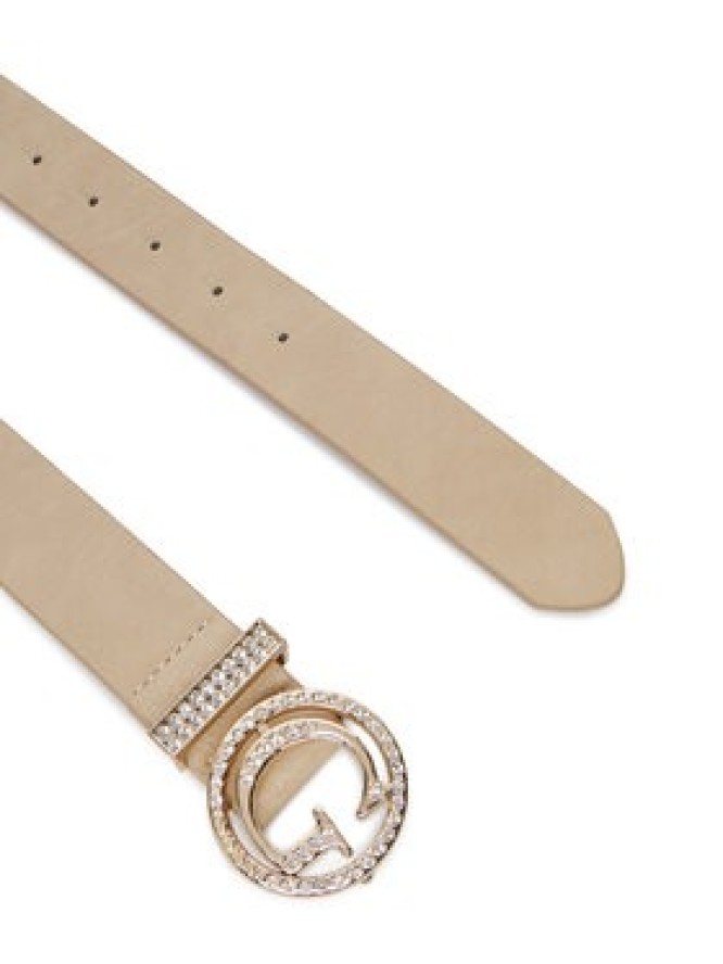 Guess Pasek Damski W6RZ01 WHFW0 Beżowy