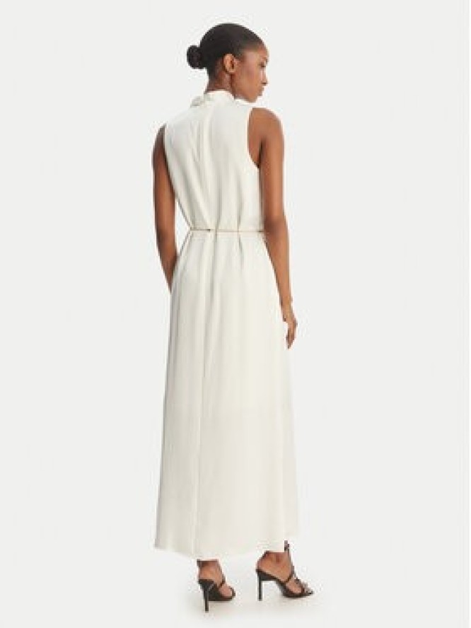 HUGO Sukienka koktajlowa Kewina-1 50566973 Écru Slim Fit