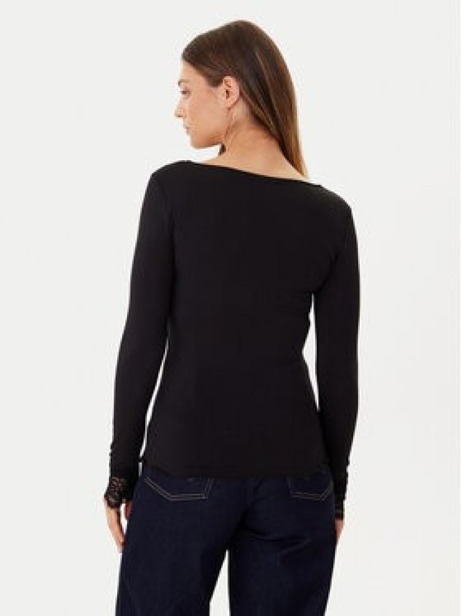 Vero Moda Bluzka Skye 10339843 Czarny Slim Fit