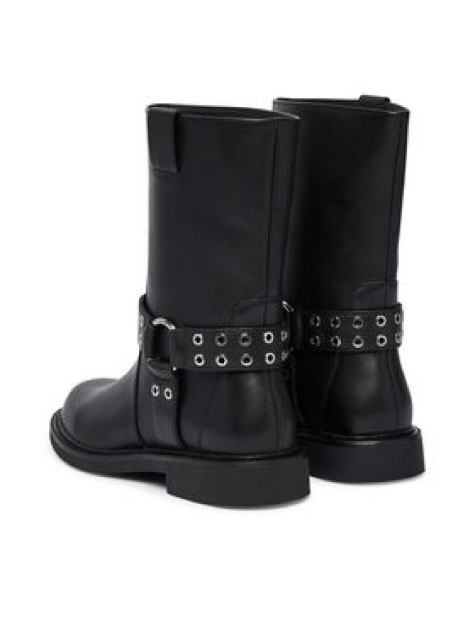 Karl Lagerfeld Jeans Botki Sadie KL47466 Czarny