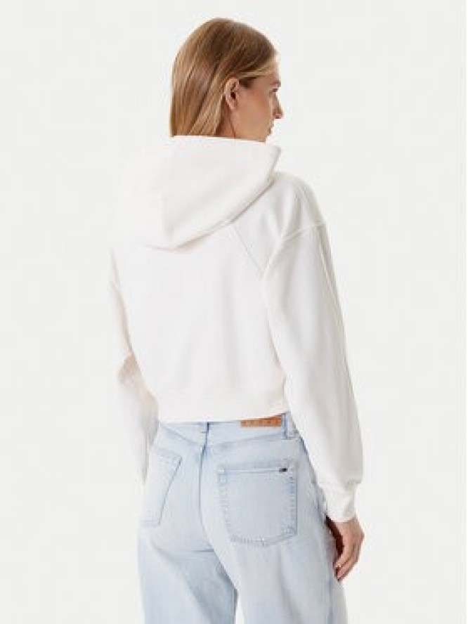 Tommy Jeans Bluza Linear DW0DW21163 Écru Boxy Fit