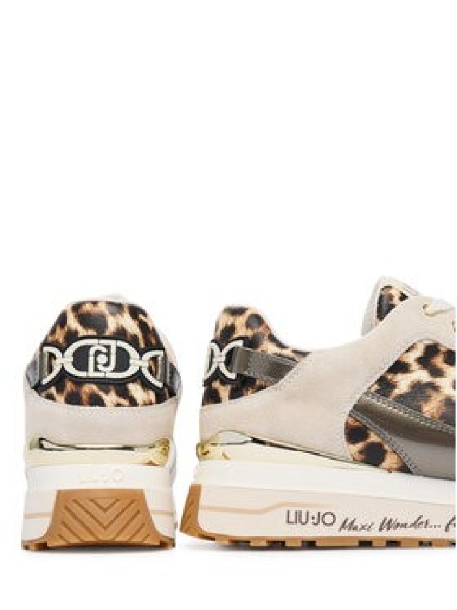 Liu Jo Sneakersy Maxi Wonder 91 BA6011 PX811 Beżowy
