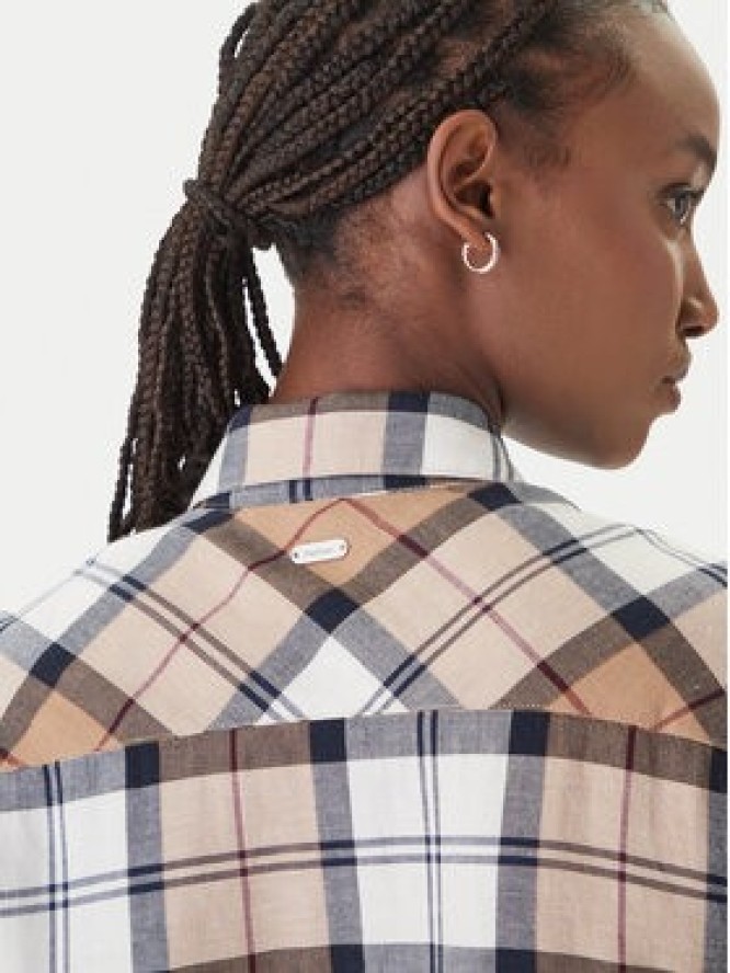 Barbour Sukienka koszulowa Fern LDR0988BR37 Beżowy Slim Fit