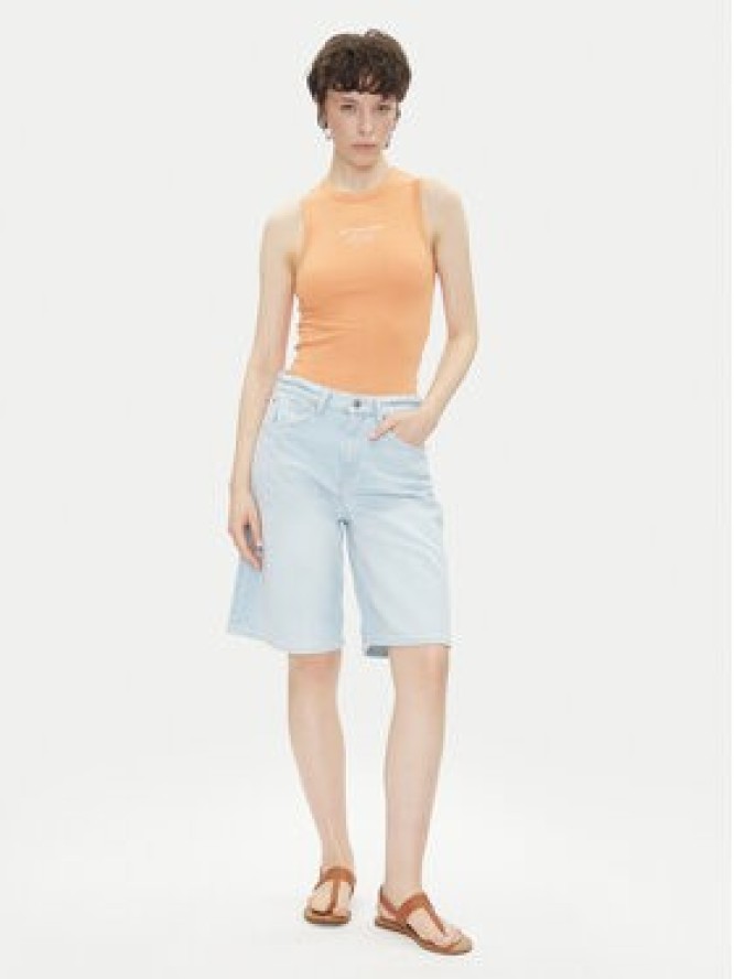 Pepe Jeans Szorty jeansowe PL801176 Niebieski Loose Fit