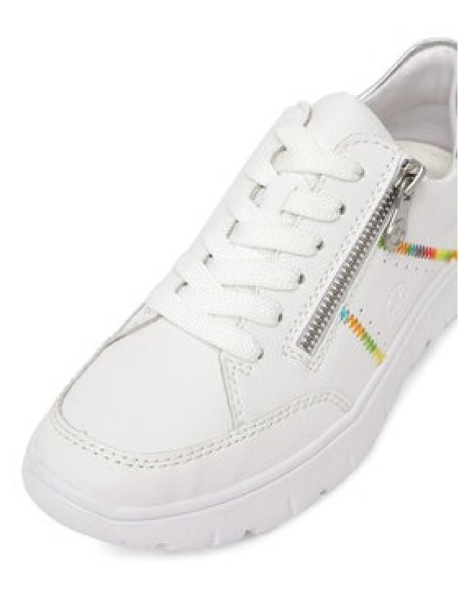 Rieker Sneakersy N1313-80 Biały