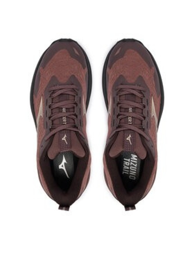 Mizuno Buty do biegania Wave Rider Tt 4 J1GW2632 Bordowy
