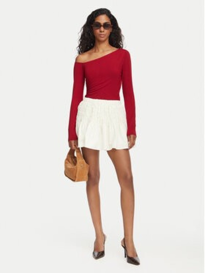 Vero Moda Spódnica mini Sofia 10350924 Biały Regular Fit