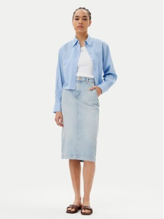 Marc O'Polo Spódnica jeansowa 503 9186 24009 Niebieski Regular Fit