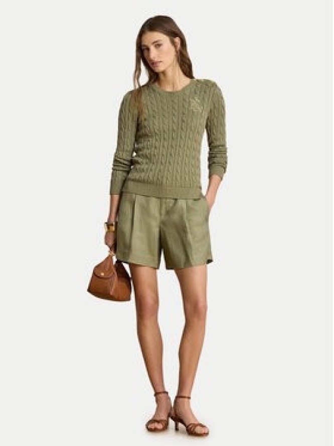 LAUREN RALPH LAUREN Sweter Montiva 200P14039004 Zielony Regular Fit