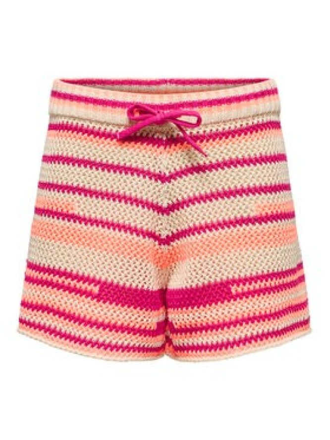 ONLY Szorty materiałowe Merida 15344405 Różowy Regular Fit