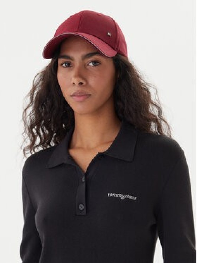 Tommy Jeans Sukienka dzianinowa Script DW0DW22464 Czarny Regular Fit