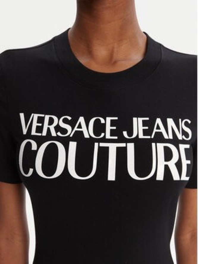 Versace Jeans Couture Sukienka codzienna 79HAOE05 CJ02E Czarny Slim Fit