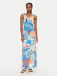 Maaji Sukienka letnia PT2648CLD001 Niebieski Regular Fit