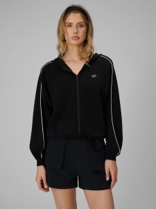 Bluza dresowa regular z kapturem damska 4F 4FRSS26TSWSF2990