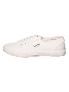 Pepe Jeans FOOTWEAR Sneakersy "Basic" w kolorze białym rozmiar: 38