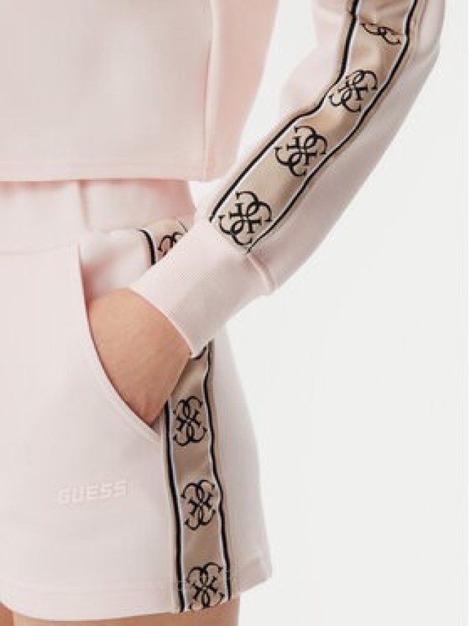 Guess Bluza V3BQ16 KB3P2 Różowy Regular Fit