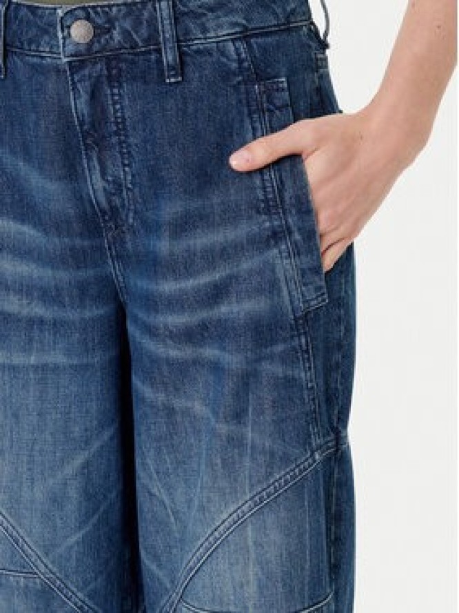 Guess Jeansy W5YA2F D5R0D Niebieski Baggy Fit