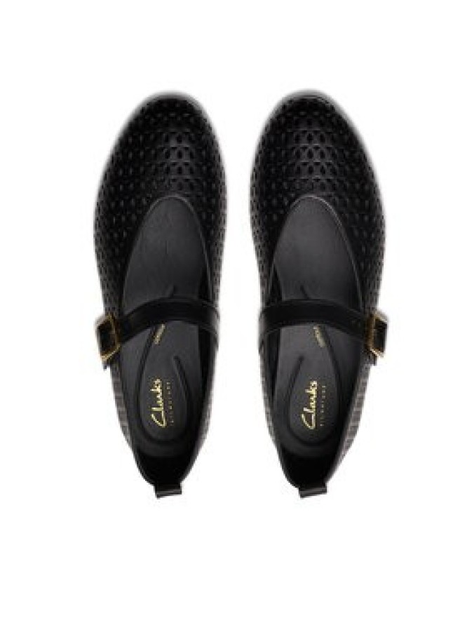 Clarks Półbuty Fawna Jane 26181229 Czarny