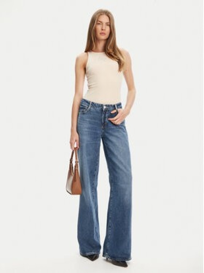 Guess Top W5GP57 KCV52 Beżowy Regular Fit