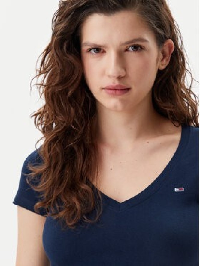 Tommy Jeans Komplet t-shirtów DW0DW21367 Kolorowy Slim Fit