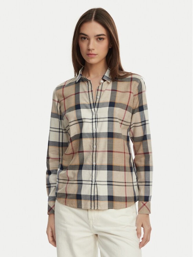 Barbour Koszula Bredon LSH1353BR37 Beżowy Regular Fit