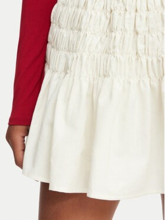 Vero Moda Spódnica mini Sofia 10350924 Biały Regular Fit