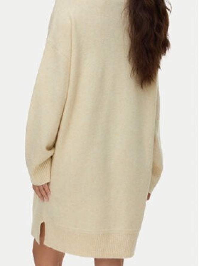 Vero Moda Sukienka dzianinowa Aquarius 10331900 Beżowy Regular Fit