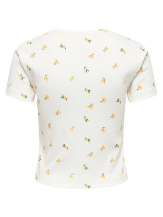 ONLY T-Shirt Fenja 15347986 Biały Slim Fit