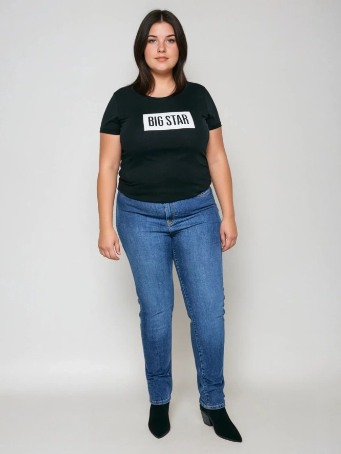 Koszulka damska z nadrukiem czarna Oneidasa 906