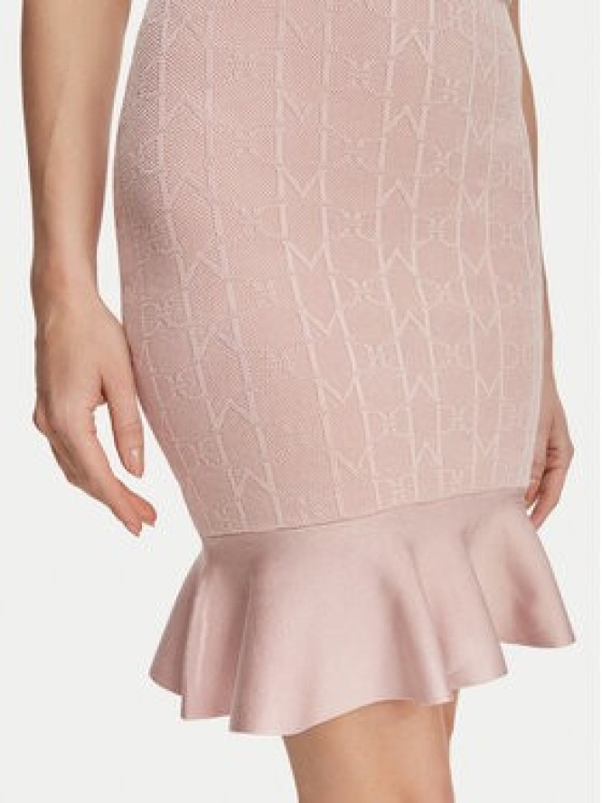 Marciano Guess Sukienka dzianinowa G6YK18 Z1012 Różowy jasny Slim Fit