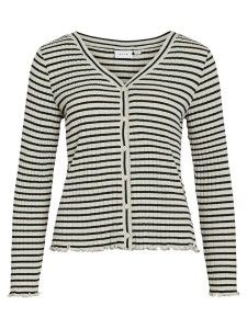 Vila Kardigan w kolorze czarno-kremowym rozmiar: M