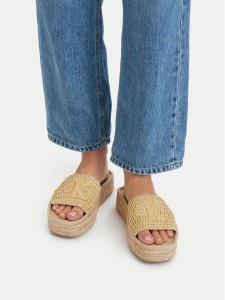 Calvin Klein Espadryle Ebeth HW0HW02895 Beżowy