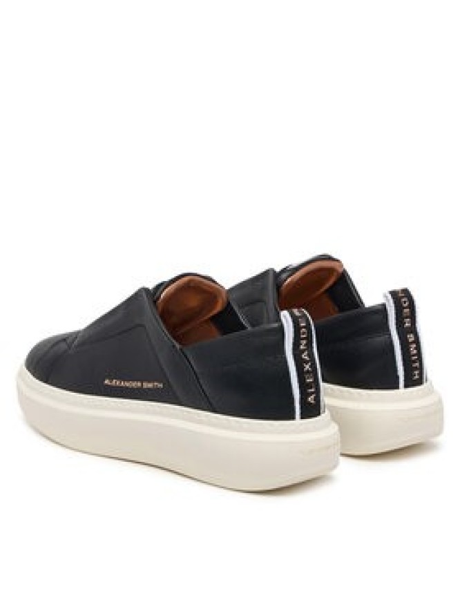 Alexander Smith Sneakersy Wembley Slip-On ASBEWLW-1203 Czarny