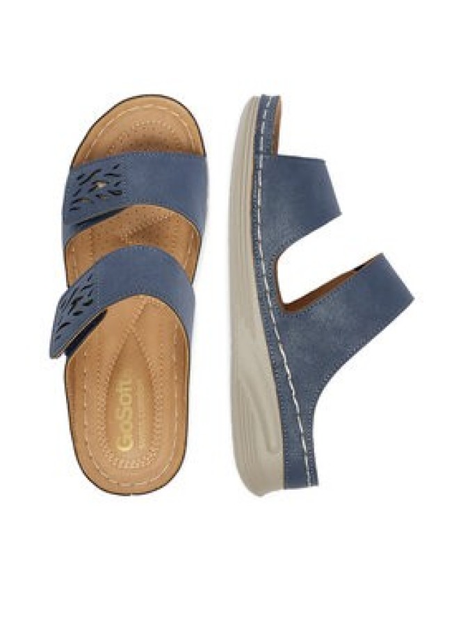 Go Soft Klapki CEO-WYL05010-11 Niebieski