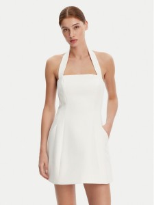 Bardot Sukienka koktajlowa 59857DB1 Biały Slim Fit