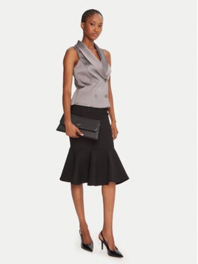 Rinascimento Spódnica ołówkowa CFC0126166003 Czarny Slim Fit