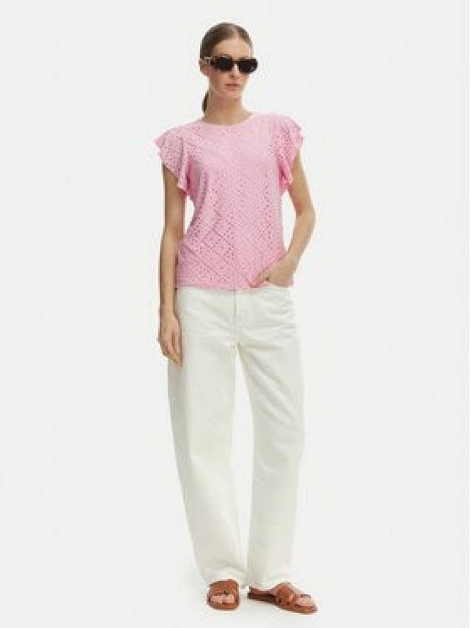 Vero Moda Bluzka Tassa 10286067 Różowy Loose Fit