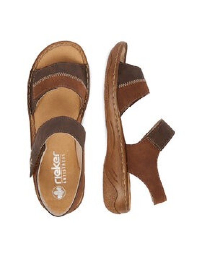 Rieker Sandały CEO-V2860-24 Brązowy